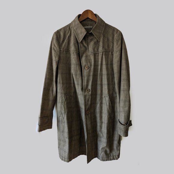 DRYKORN - checkered cotton coat Sz 52 - Picture 1 of 11